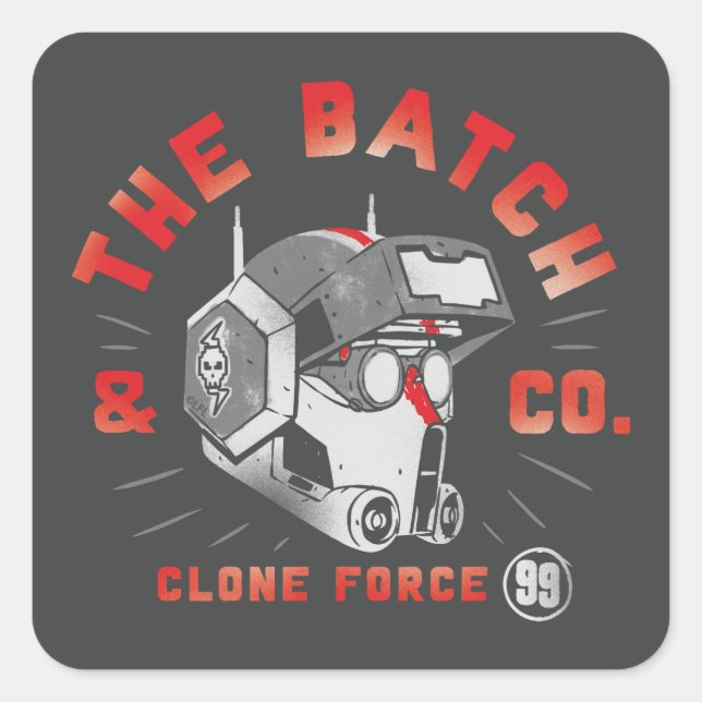 The Bad Batch | Clone Force 99 - Tech Square Sticker (Front)