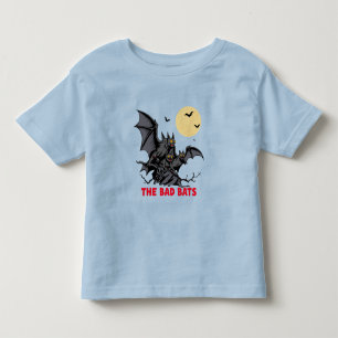 the bad bats - funny halloween gift toddler t-shirt
