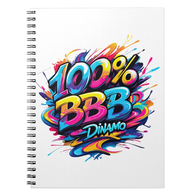 The Bad Blue Boys BBB Dinamo Zagreb Notebook (Front)