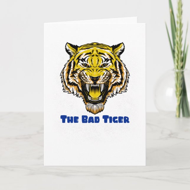 The Bad Tiger Card (Front)