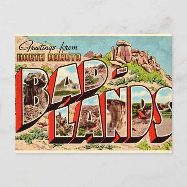 The Badlands NP Postcard (Front)