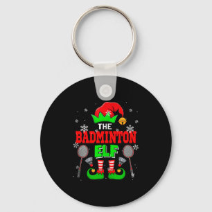 The Badminton Christmas Elf Hat Scute Ss Cute Sss Keychain