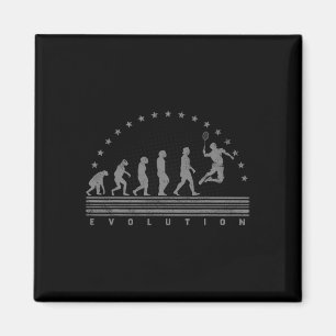 The Badminton Evolutions Retro Shuttle Men's Badmi Magnet