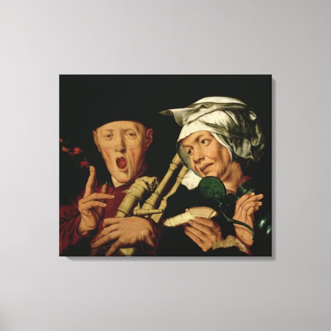 The Bagpiper Canvas Print (Front)
