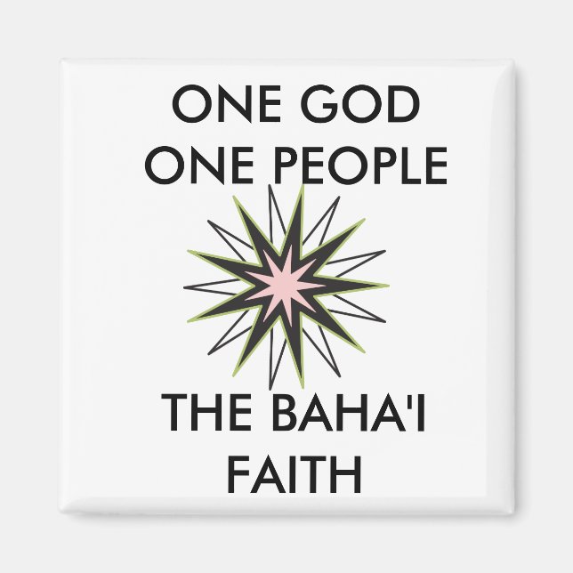 The Baha'i Faith Magnet (Front)