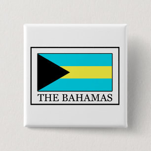 The Bahamas 2 Inch Square Button