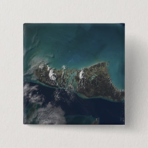 The Bahamas' Andros Island 2 Inch Square Button
