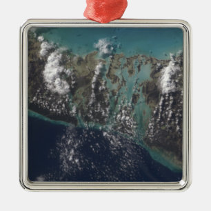 The Bahamas' Andros Island 2 Metal Ornament