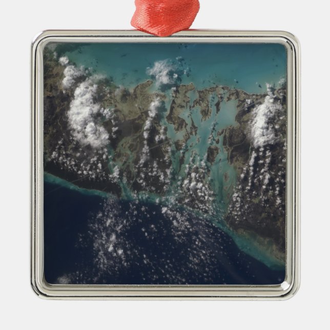 The Bahamas' Andros Island 2 Metal Ornament (Front)
