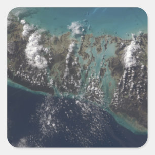 The Bahamas' Andros Island 2 Square Sticker