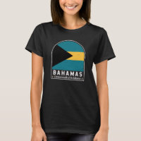 The Bahamas Flag Emblem Distressed Vintage
