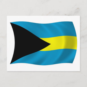 The Bahamas Flag Postcard