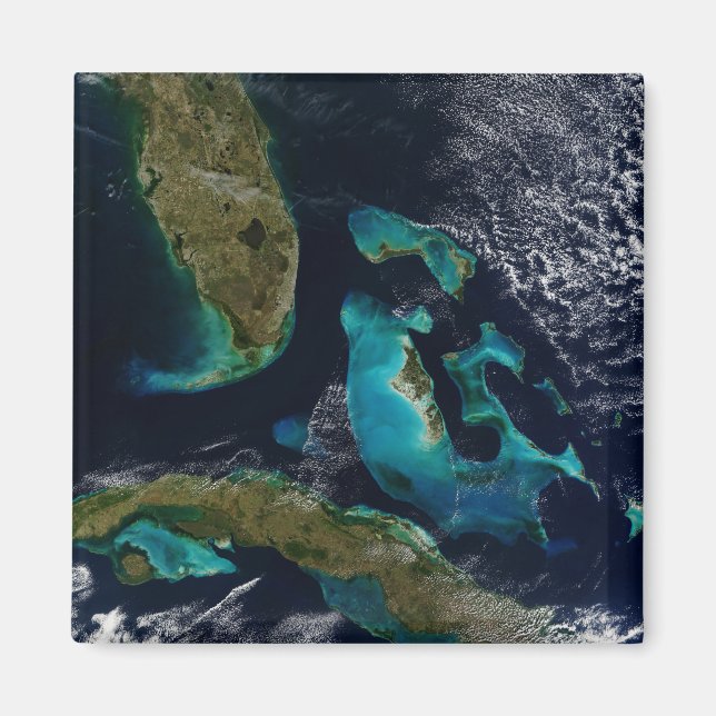The Bahamas, Florida, and Cuba Magnet (Front)