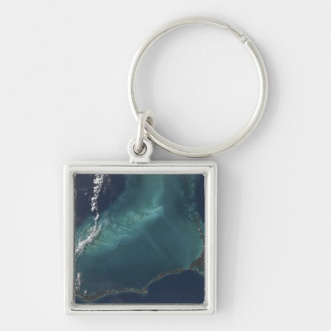 The Bahamas' lengthy narrow Eleuthra Island Keychain (Front)