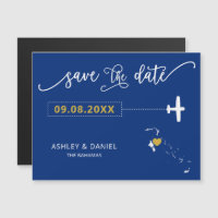 The Bahamas Wedding Save the Date Card, Map