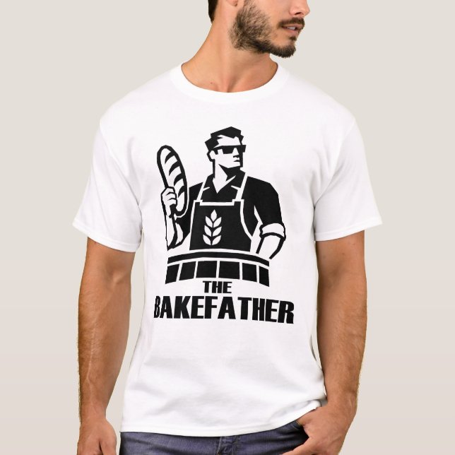 The Bakefather Funny Baking T-Shirt (Front)