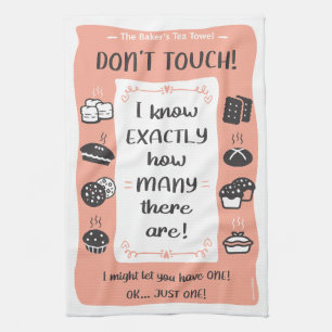The Baker's Tea Towel Gift (Peach)