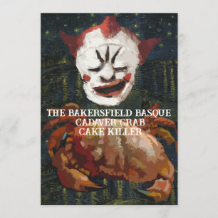 The Bakersfield Basque Crab Cake Killer California Holiday Card