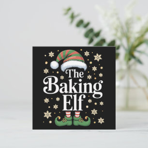 The Baking Elf Group Matching Family Christmas  Holiday Card