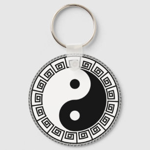 The Balance: Ba Gua, eight trigrams  yin yang TCM  Keychain