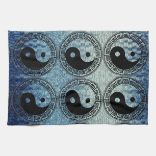 The Balance: Ba Gua, eight trigrams  yin yang TCM  Kitchen Towel