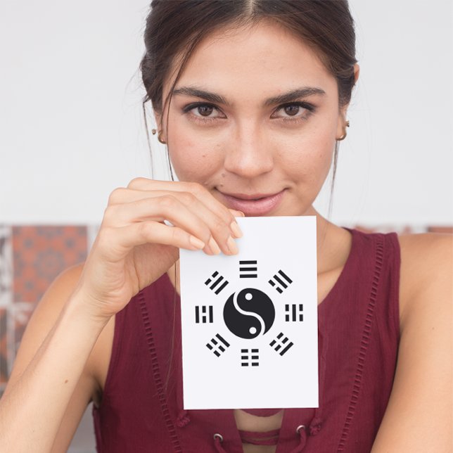 The Balance: Ba Gua, eight trigrams  yin yang TCM  Postcard (Creator Uploaded)