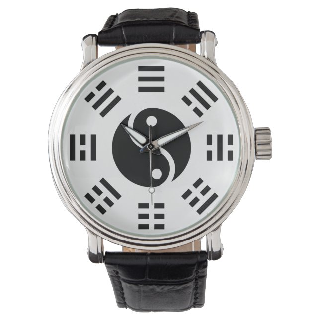 The Balance: Ba Gua, eight trigrams  yin yang TCM  Watch (Front)