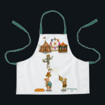 The Balancing Bunch Apron<br><div class="desc">Once upon a circus ring, Petra the pig, Tilly the sheep, and Rolf the wolf took the old fairy tale of the Three Little Pigs and turn it upside down in this balancing act! This time, it’s Tilly the sheep who huffs and puffs and blows the WOLF down! You can...</div>