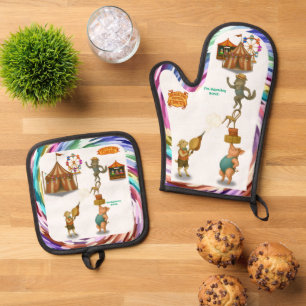 The Balancing Bunch Oven Mitt & Pot Holder Set