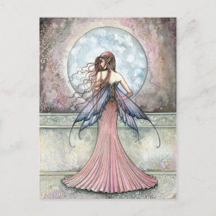 The Balcony Fairy Postcard by Molly Harrison