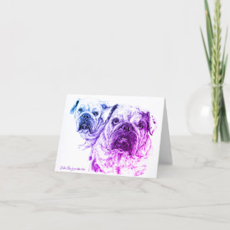 The Bald Divas: Blank Notecards