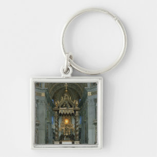 The Baldacchino, the high altar and the chair Keychain