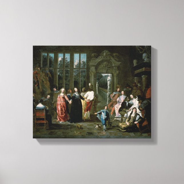 The Ball Canvas Print (Front)