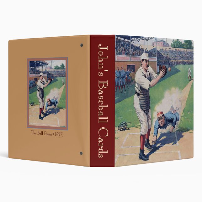 The Ball Game (1897) Binder (Background)