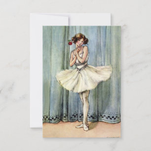 The Ballerina by Florence Anderson Thank You Card