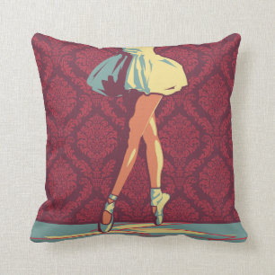 The Ballerina Throw Pillow