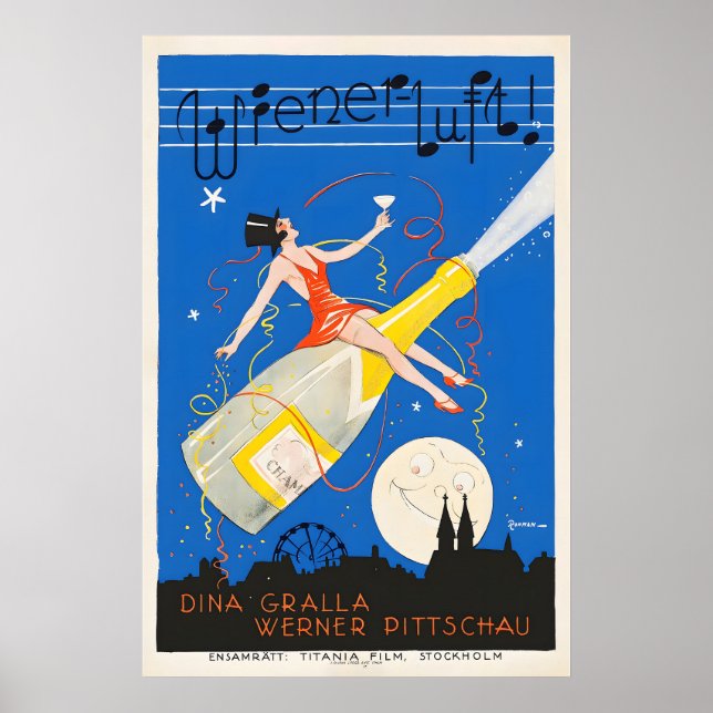 The Ballet Archduke, Wiener Luft (1926) Austrian Poster (Front)