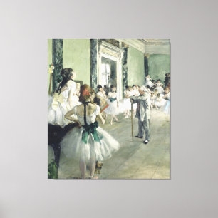 The Ballet Class Edgar Degas Canvas Print