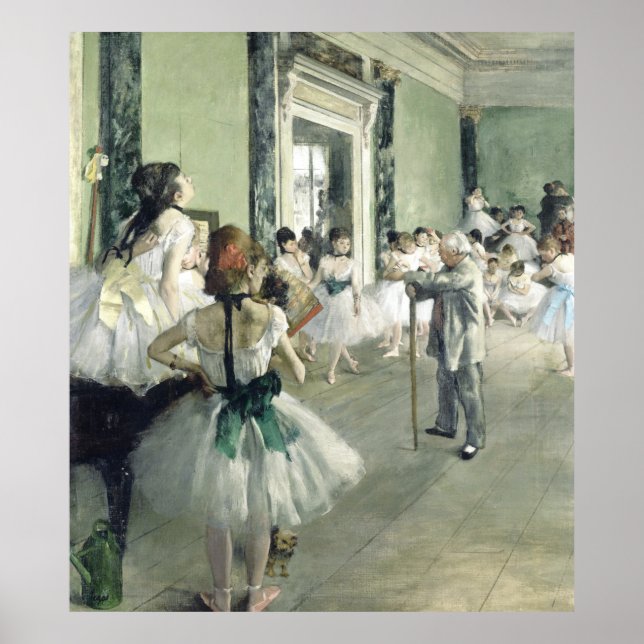 The Ballet Class  Edgar Degas     Poster (Front)