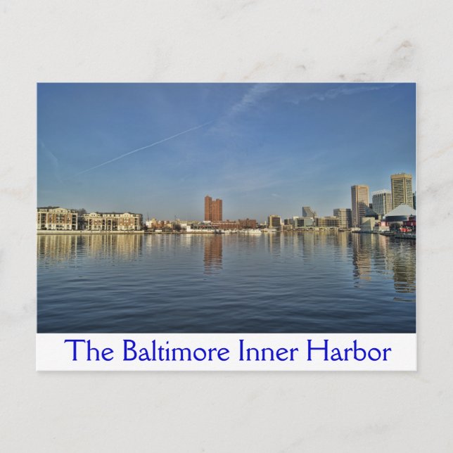 The Baltimore Inner Harbour Postcard (Front)