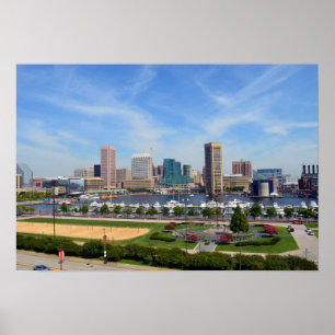 The Baltimore Inner Harbour Poster