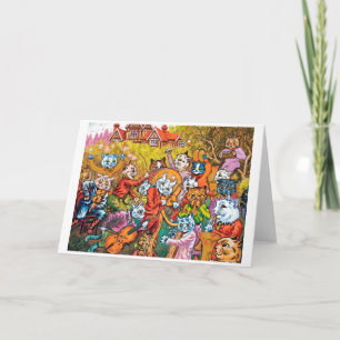 The Band Plays, Louis Wain Card