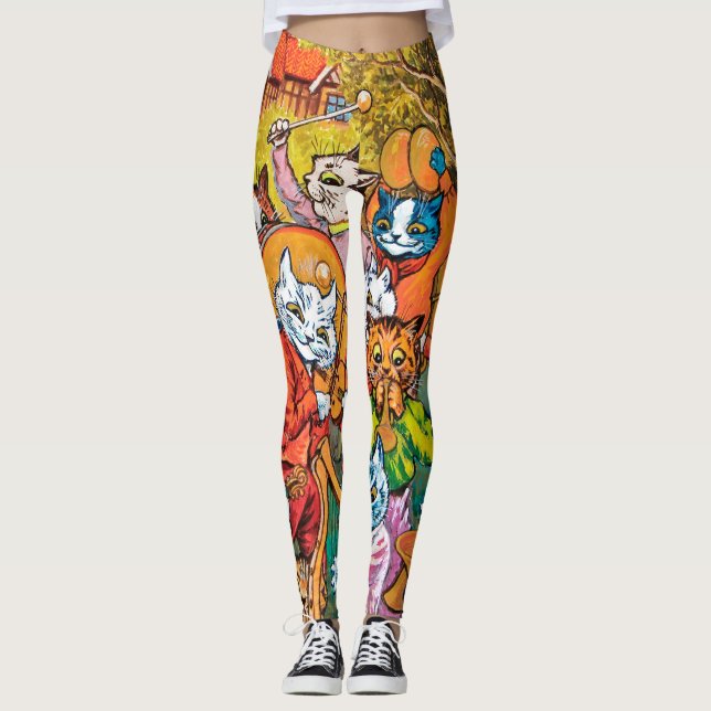 The Band Plays, Louis Wain Leggings (Front)