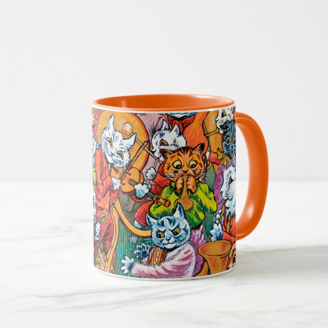 The Band Plays, Louis Wain Mug (Front Right)