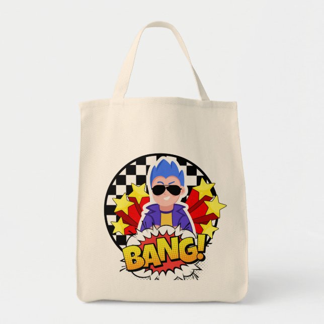 The bang guy  tote bag (Front)