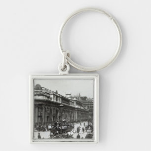 The Bank of England decorated for Queen Keychain