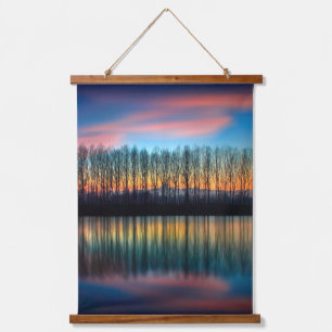 The Bank of the Po Piedmont Italy Hanging Tapestry