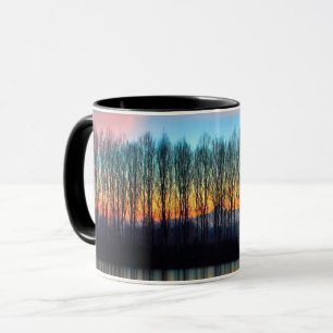 The Bank of the Po Piedmont Italy Mug