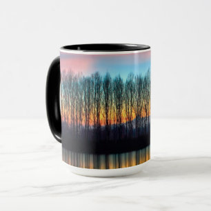 The Bank of the Po   Piedmont Italy Mug