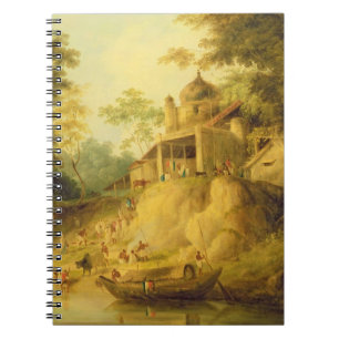 The Banks of the Ganges, c.1820-30 (oil on canvas) Notebook